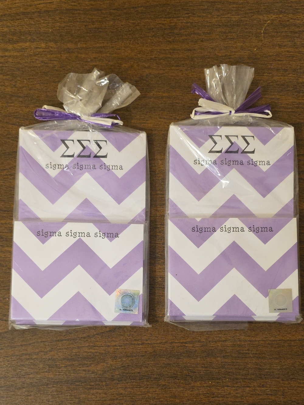 Sigma Sigma Sigma (Tri Sigma) Sorority Stationery